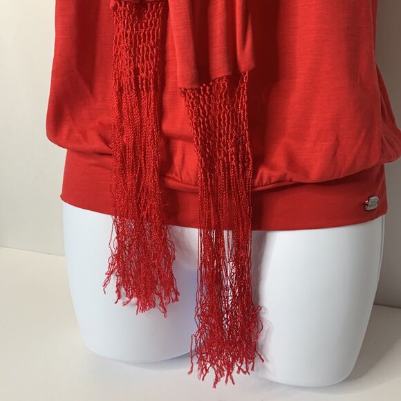 Ted Baker Sleeveless Top Tassel Wrap Tie Red Size 1 XS Summer Party - Picture 8 of 16